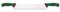 Sanelli Premana Professional Coltello Formaggio 2 Manici, Acciaio Inossidabile, Verde/Rosso, 139.0x3.0x6.0 cm