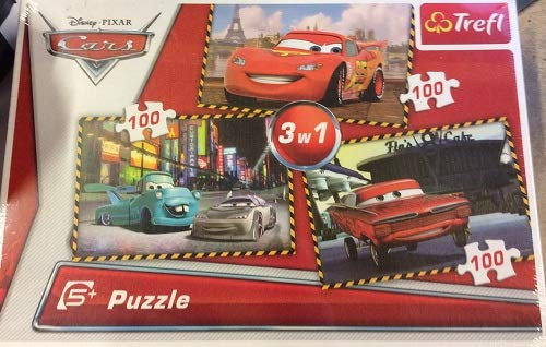 Tiredly 3 in 1 puzzle Disney Cars 3 100 pieces
