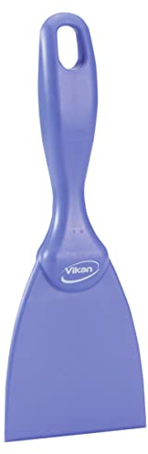 Vikan - Hygiene - Handschaber - Gerade - Polypropylen - Lila - 75mm