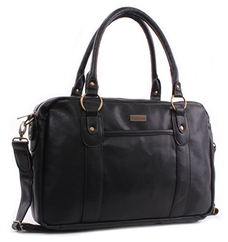 Kidzroom 030-8093-1 Wickeltasche Vision of Love- PU Leder aufges. Nieten, schwarz