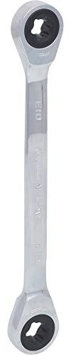 KS Tools 503.4353 GEARplus TX-E-Doppel-Ratschenringschlüssel,E10xE12