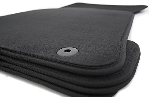 kh Teile Fußmatten passend für A4 Cabrio 8H Premium Qualität Velours Autoteppiche schwarz 4-teilig