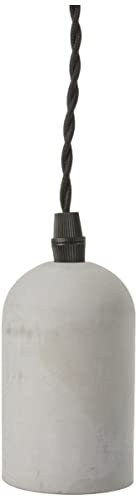 Kikkerland klp58-eu Concrete Pendant Lamp Cone, cerámica/hormigón, gris