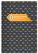Kartenkaufrausch 8 personalisierte, Hippe Moustache Notizheft DIN A5 Schulhefte, Rechenhefte mit Schnurbärten, orange Lineatur 28 (Kariertes Heft)