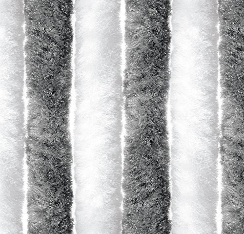 Explorer 29862 by Explorer Rideau en molleton Argenté/blanc 100 x 200 cm