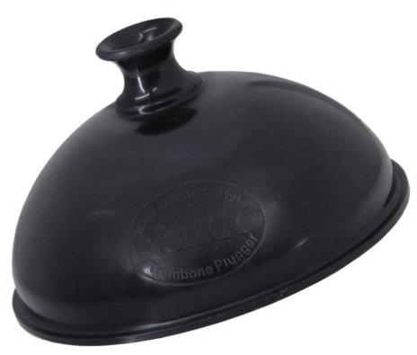 Faxx Mutes FTBM 260 Plunger-Dämpfer für Posaune, New Orleans Stil, Schwarz, Kautschuk