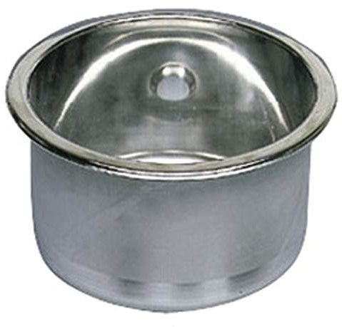 Osculati Edelstahl Spüle rund Ø 285 mm