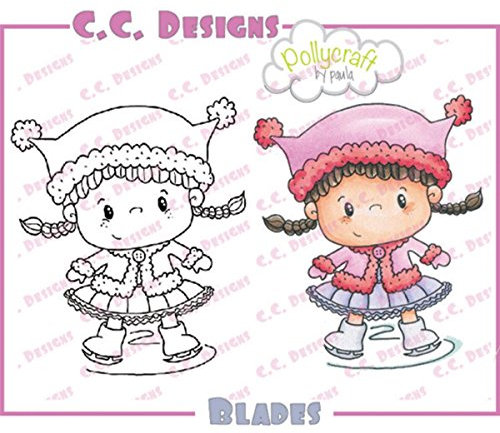 C.C. Designs Pollycraft Haftstempel, 7,9 x 5,7 cm