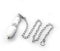 Victorian Traditional Ceramic & Chrome Flush Pull for high Level Cistern