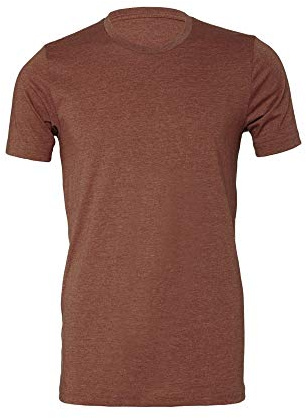 Bella + Canvas Unisex Jersey Crew Neck T-Shirt - Heather Clay, M