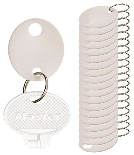 Master Lock 7116d Schlüsselanhänger aus Kunststoff Tags, 20 Pro Tasche