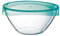 Luminarc ENSALADERA 17 CM C/Tapa KEEP'N Lagon Lum, Transparente y Verde