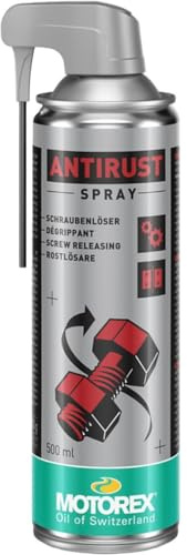 Motorex Anti Rust Spray Rust Remover, Transparent, 500 ml