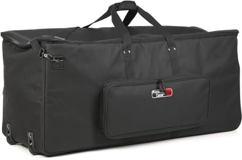 Gator Cases Große Tasche für E-Drums mit verstellbarem Klettverschluss-Teilersystem und Rollen; (GP-EKIT3616-BW)