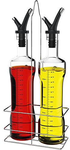 LACOR - 62862 - Juego De vinagrera Basic 2 Piezas con Soporte