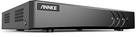 ANNKE CCTV Surveillance DVR 8 Channel 3K Lite H.265+ Security Video Recorder for Analog/AHD/TVI/IP CCTV Camera System, Smart AI Human/Vehicle Detection, Email Alert with Photo, Remote Viewing, NO HDD
