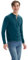 Hanes Men's T-Shirts, Men's BeefyT Henley Shirts, Men's Cotton Long Sleeve Shirts, Petro Teal, XL