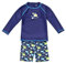 Landora®: Baby- / Kleinkinder-Badebekleidung langärmliges 2er Set Marineblau; in Größe 98/104