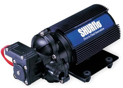 Shurflo 2088-313-145 Diaphragm Pump with Fin Cooled Motor (12VDC)
