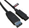 rhinocables - FireWire Cable | IEEE 1394 DV 9 Pin to 6 Pin | Audio Cable for PC, Camera & Video Camera | Versatile Connectivity | 3m Length, Black