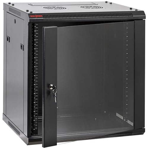 Rackmatic Coffret Mural 12U 19 Pouces 600x450x640mm Baie de Brassage en Kit DIY SOHORack