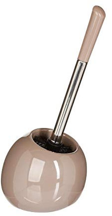 JJA Brosse WC avec Support en céramique Taupe Brillant - Five