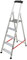 Escabeau Professionnel Pliable en Aluminium 5 marches Larges Hailo Alu Pro