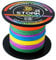 Stork HDx8, 8-Fach geflochtene premium Angelschnur 600m (Multicolor, 40 lbs / 18.1 kg / 0.28 mm)