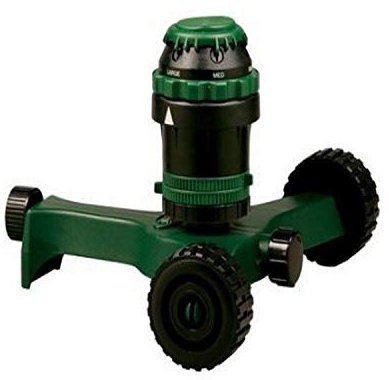 Orbit 58572N H2O-6 Sprinkler mit Zahnradantrieb auf Kunststoff-Radstand