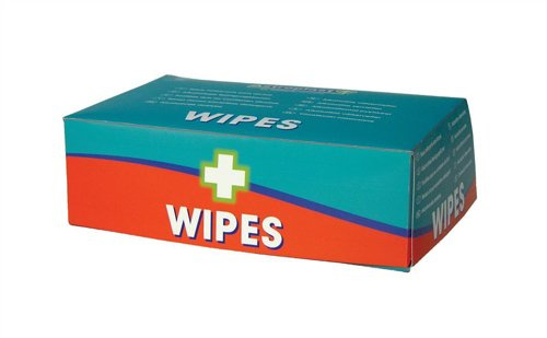 Wallace Cameron Wipes Alcohol Free for all First-Aid Kits [Pack 100]
