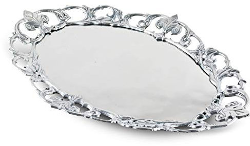 Arthur Court Designs Fleur-De-Lis Servierset, Aluminium, 27,9 cm
