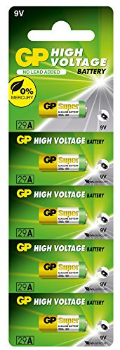 GP Pile alcaline-u5 29A (9 v, Blister Pack de 5)