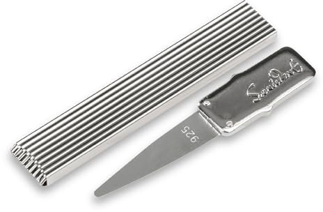 Sanident Zahnstocher mit flexibler 925er Silber-Spitze | Wiederverwendbar | Ideal Für Unterwegs | Hygienische Zahnzwischenraumreinigung