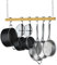 Cooks Standard NC-00269 Standard, Single Bar, 36-Inch Ceiling Mounted Wooden Pot Rack, Brown