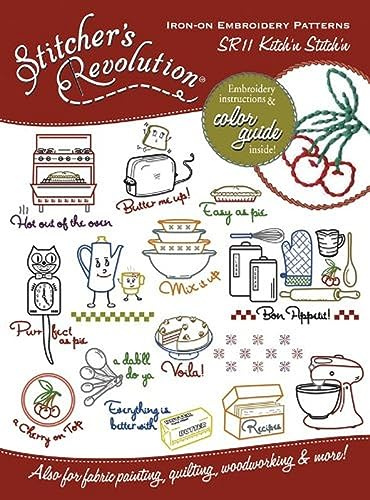 Aunt Martha's Stitcher's Revolution Iron-On Transfers-Kitchen Inspirations