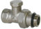 Somatherm - Raccords de réglages - Té laiton nickelé 3/4(20/27) pour radiateur - Somatherm