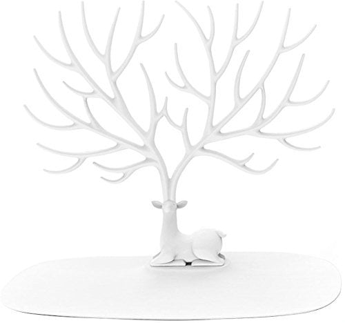 QUALY - Porte Bijoux Petit Cerf Blanc