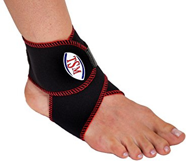 TSM Sportbandage Sprunggelenkgurt aktiv, One Size, 2105, Schwarz