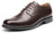 Bruno Marc Zapatos Vestir Homres Zapatillas de Cordones Oxfords Derby Zapatos Traje para Hombre Boda Marron Oscuro DOWNING-01 Talla 47EU/13US