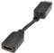 kenable DisplayPort Male Plug To HDMI Female Socket Adapter Cable 15cm BLACK
