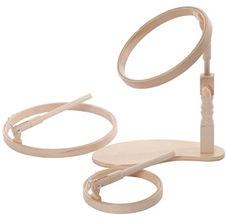 Elbesee Hoop Seat Frame Set, Wood, Brown, 15/20/25 cm, 6/8/10-Inch