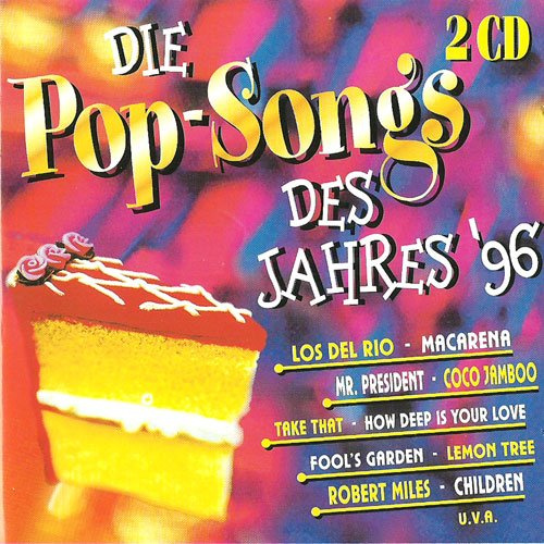 (CD Compilation, 36 Titel, Diverse Künstler) Tina Turner - Goldeneye / P.M. Dawn - X-Files Theme (Remix) / E-Rotic - Willy Use A Billy...Boy / Fool's Garden - Lemon Tree / Mr. President - Coco Jamboo u.a.