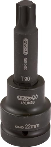 KS Tools 450.0472 1 Kraft-Bit-Stecknuss TX, lang, T70