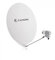 Cahors Parabole Satellite Fibre Composite Blanche SMC 80cm + LNB Single