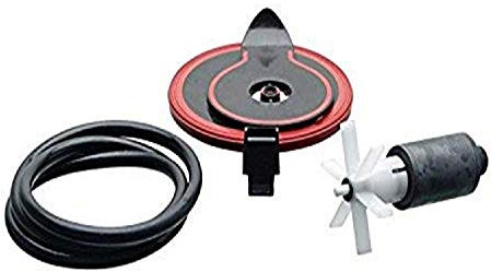 Fluval Wartungsset für den Motor des Fluval Außenfilters 406 besteht aus Flügelradschaft (aus Keramik), Gummilager, Flügelradabdeckung und Filterbehälterdichtung