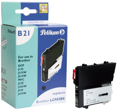 Pelikan Druckerpatrone B21 ersetzt Brother LC985BK, Schwarz