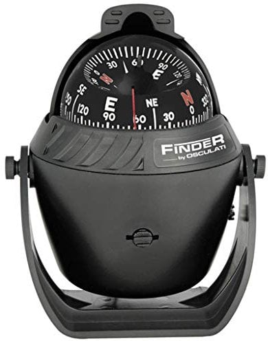 Osculati Finder Kompas 25/8 m. Bügel schwarz/schwarz