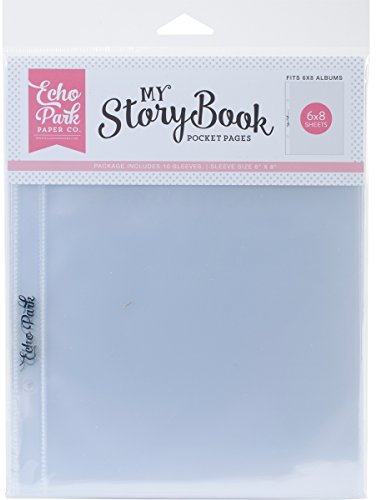 Echo Park papermy Story Book Album Pocket Seiten 6 x 20,3 cm – Single Öffnung, andere, Mehrfarbig