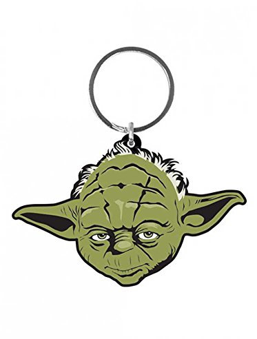 empireposter Star Wars - Yoda - Gummi Schlüsselanhänger Keyring - Größe ca. 4,5x6 cm