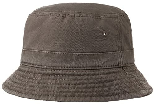 Hutshopping Forever Anglerhut Fischerhut Schlapphut Strandhut Sommerhut Stoffhut (S/M (54-57 cm) - grau)